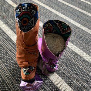Moccasin boots